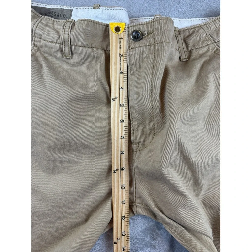 Levi's XX Chino Pants Mens 33x30‎ Khaki Tan Slim Straight Flat Front Casual